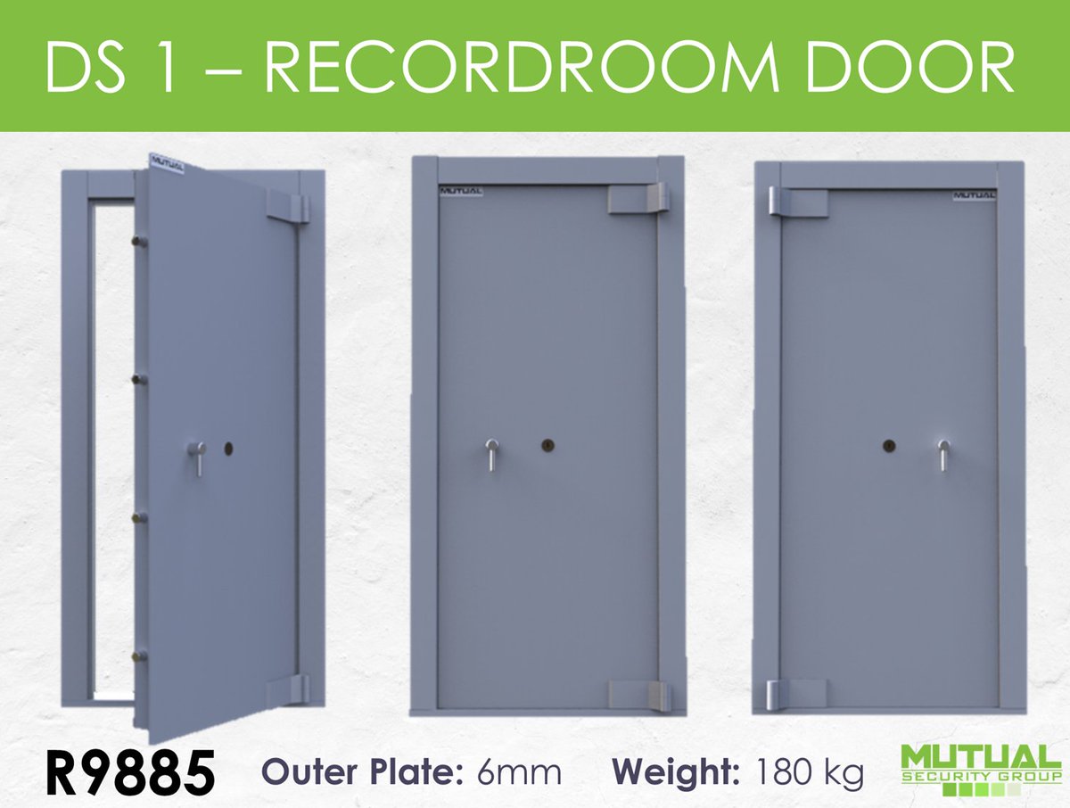 All our Strongroom doors offer excellent protection against fire and skilled methods of attack.
mutual.co.za/product/ds-1-r…