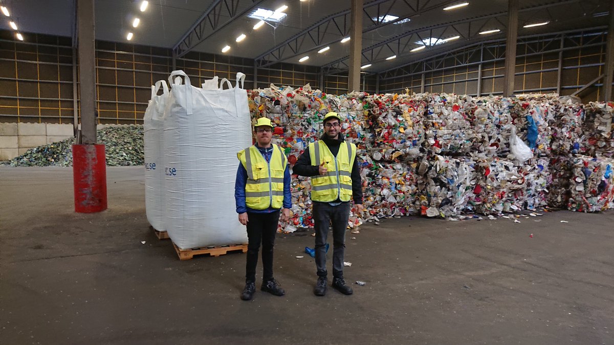 sammytawakkoli's tweet photo. Day 59: Visiting our potential partner #swerec and looking at their awesome #plastic sorting facilities. #atomler #saveoceans https://t.co/9YgYSEtBCm