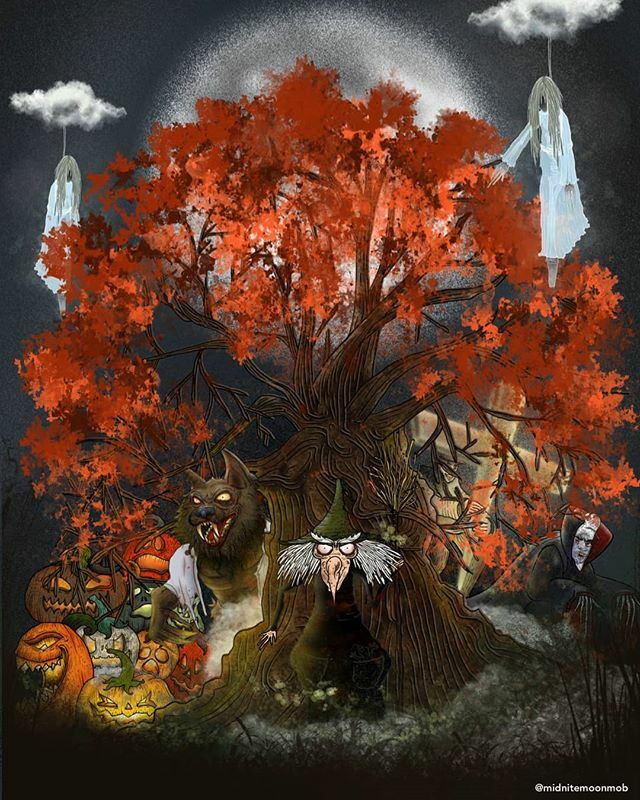 MidniteMoonMob's tweet image. All Hallow's Eve 🕸🎃
.
.
.
.
.
#art #illustration #drawing #draw #artist #sketch #pen #instaart #gallery #creative #photooftheday #instaartist #artoftheday #art #paintings #easter #gallerywall #ipadpro #procreate #inktober #halloween ift.tt/2JwKdX0