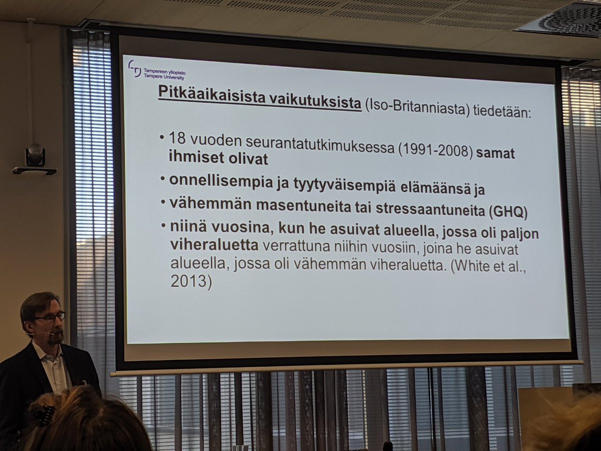KorpiForRest's tweet photo. Kalevi Korpela #tpp19 kertoo kuinka lähellä luontoa asuvat ovat mm. onnellisempia ja vähemmän stressaantuneita @THLorg
#ennaltaehkäisy #palautuminen #hyvinvointi https://t.co/fqqONlq6OB