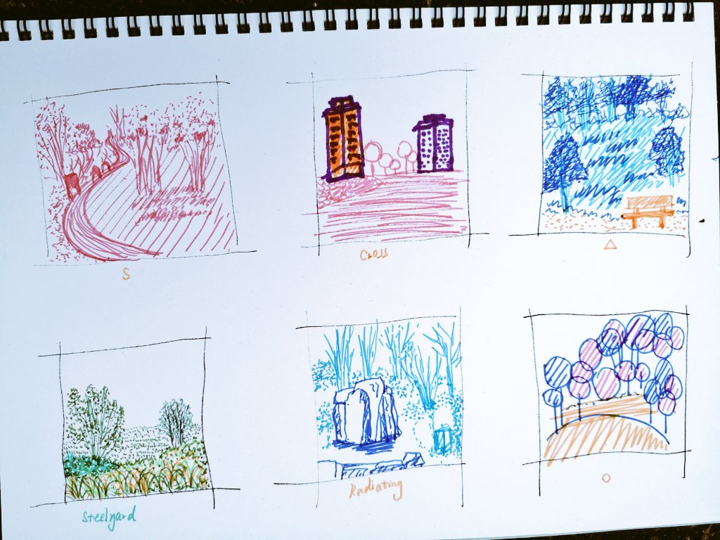 gracekelleher95's tweet photo. Last week's session on colour with our MA1 landscape students 🎨 fantastic range of styles coming through! Looking forward to our final session tomorrow using scrap paper as our canvas @CamillaAllen @LandscapeSheff #chooselandscape #artistsontwitter https://t.co/M7uuf7dNtr