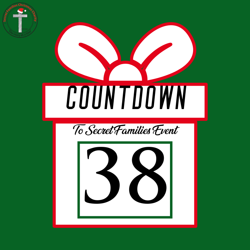 The Countdown to our #SecretFamilies2019 Event is now on.......
#SecretFamilies #charity #donationsneeded #christmascharity #delawarecounty #secretfamiliescharity #sponsorafamily