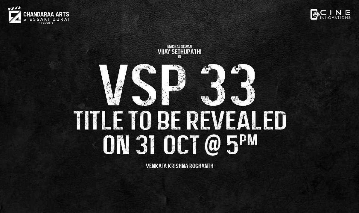 VijaySethupathi tweet media