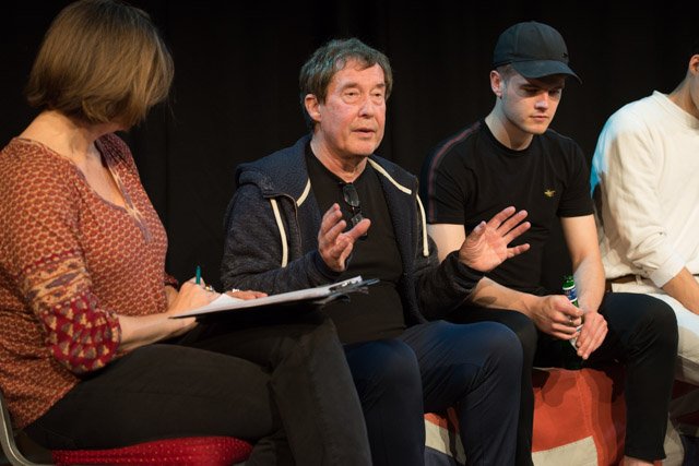TerriPaddock's tweet photo. More @pj001 pics from last night for #TheGoodScout at @abovethestag post-show. (#GetWellSoon to @clemente_lohr, you were missed!)

References to look up &amp; learn more:
👨‍🎓 Spanish Civil War (who fought on which side?)
👨‍🎓 The Third Wave
👨‍🎓 C P Taylor's Good

https://t.co/A70k0xdOBf https://t.co/cz8YOaiuRQ
