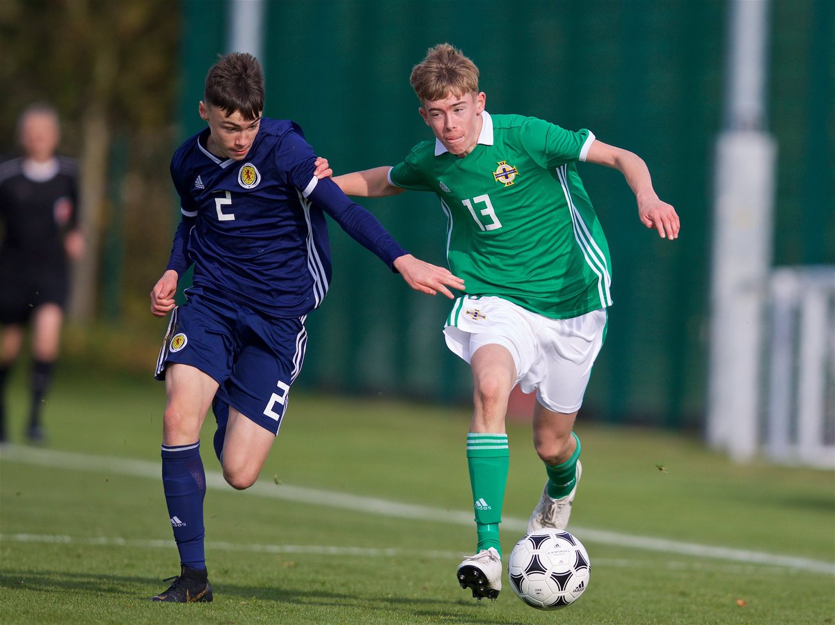 FAWPathway's tweet photo. ⏱SGÔR TERFYNOL | RESULT

It finishes Scotland0️⃣-0️⃣Northern Ireland here at Colliers Park in today’s first game.

Both sides had chances to win this #VictoryShield clash, with a ball cleared off the line and the woodwork clattered late on.

Wales face Republic of Ireland at 2pm! https://t.co/5R6VMLcKgc