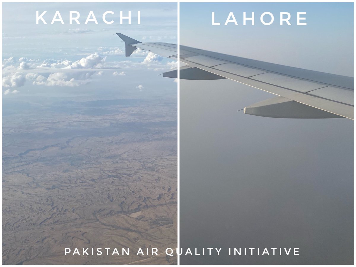 PakAirQuality's tweet image. While @KarachiAir is quite #Unhealthy, the comparison with the #Hazardous levels in @LahoreSmog is shocking. #AirPollution across Punjab is a public #health #emergency, yet most people are simply unaware. Help us spread the message and find solutions!
