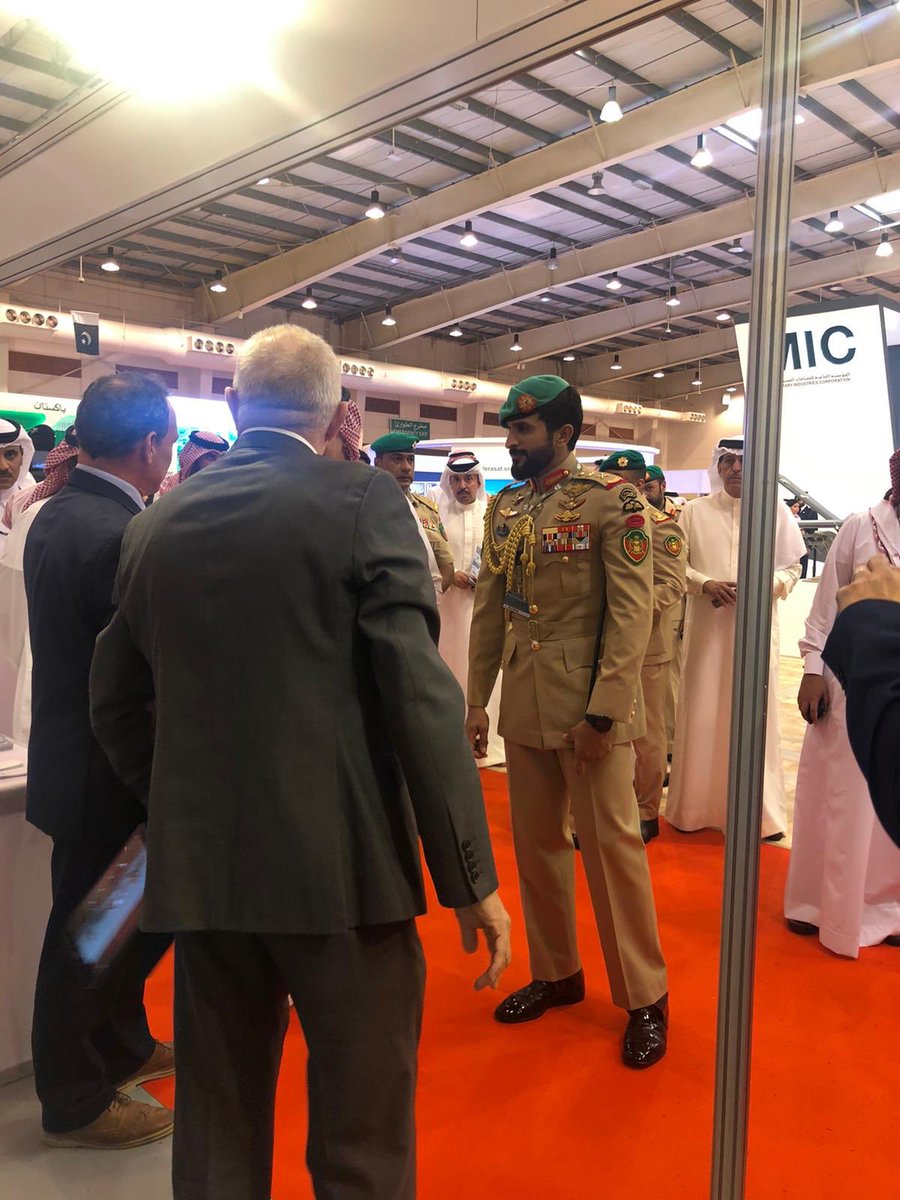BDS_wll's tweet photo. His HRH Sheikh Nasser Bin Hamad Al Khalifa visiting #BDS #HarboroffshoreBarries stand in @visitbidec #Maritime #security #BIDEC2019 #PSBsystem #security #marine #Bahrain #Day3 #Hall2 https://t.co/EVKjCqIIBL