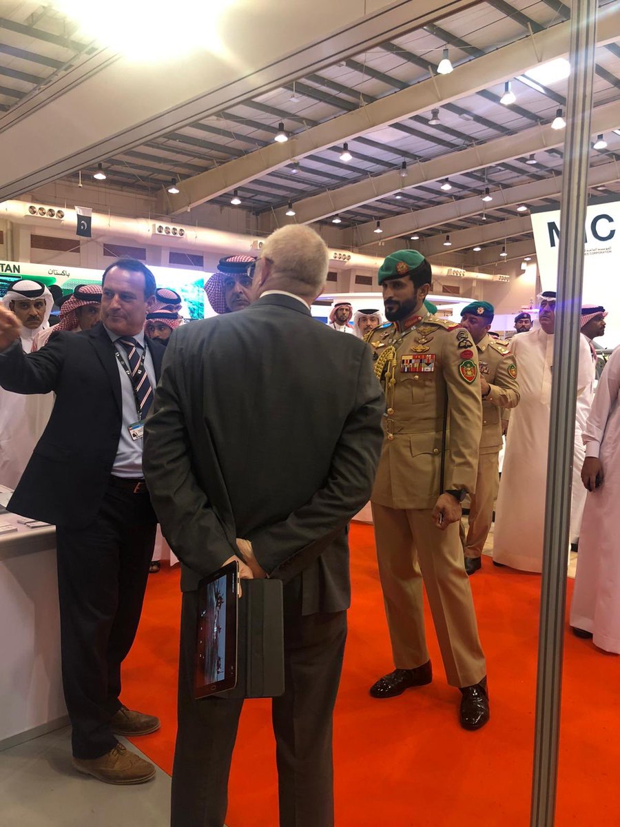 BDS_wll's tweet photo. His HRH Sheikh Nasser Bin Hamad Al Khalifa visiting #BDS #HarboroffshoreBarries stand in @visitbidec #Maritime #security #BIDEC2019 #PSBsystem #security #marine #Bahrain #Day3 #Hall2 https://t.co/EVKjCqIIBL