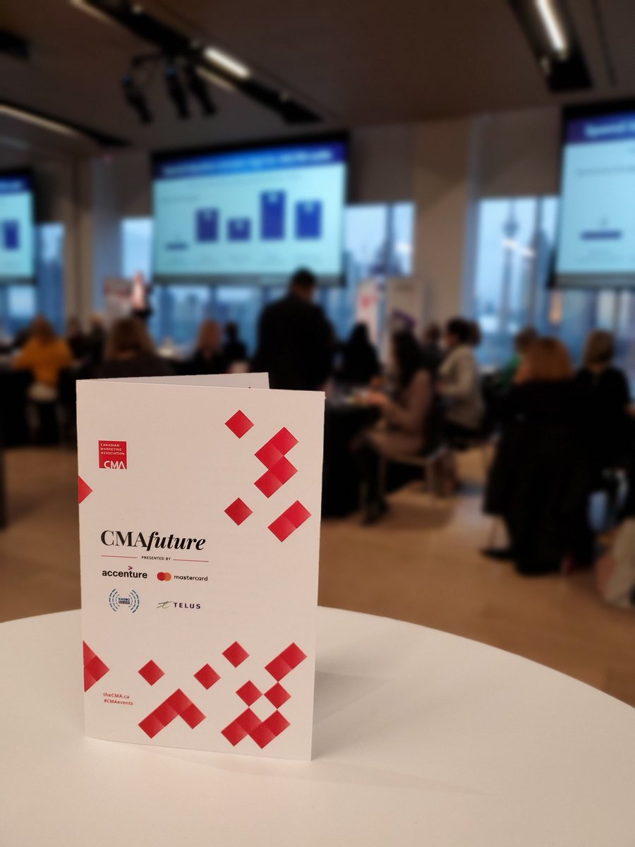 FlorentinaSS's tweet photo. At the #globeandmailcentre for @CdnMarketing #CMAfuture hearing about the latest trends, ideas and technology shaping the future of #communications and #marketing in Canada. #events #ThoughtLeadership https://t.co/jUvtTEpw9G