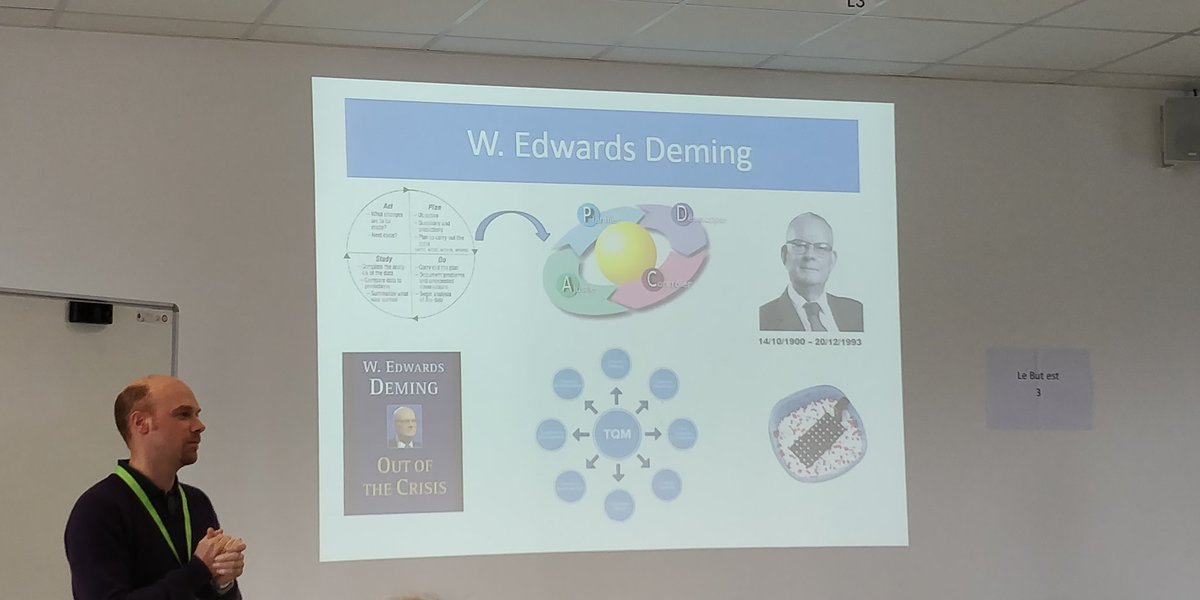 agabrillagues's tweet photo. J'attaque la 2nde après-midi de #atn2018 avec une session centrée sur les travaux de Deming proposée par @elannema1 et Pierre Baleydier https://t.co/9RLX5Y6WGI