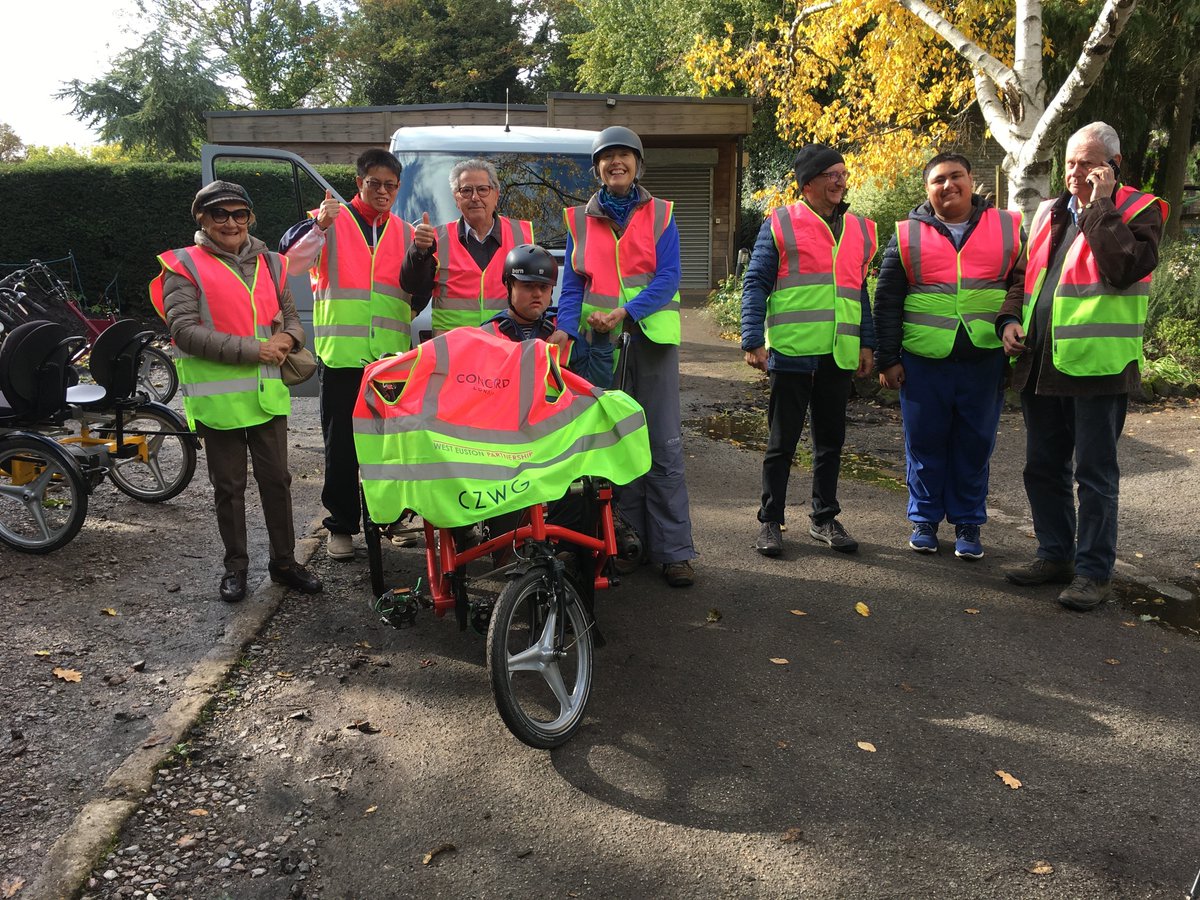 @ConcordLondon and CZWG have jointly sponsored the West Euston Partnership Ability Bikes programme in Regent's Park which provides a safe and fun way for people who have physical or learning disabilities to cycle. Sat 11am-2pm. Images: Flavia De Marco at CZWG Architects LLP