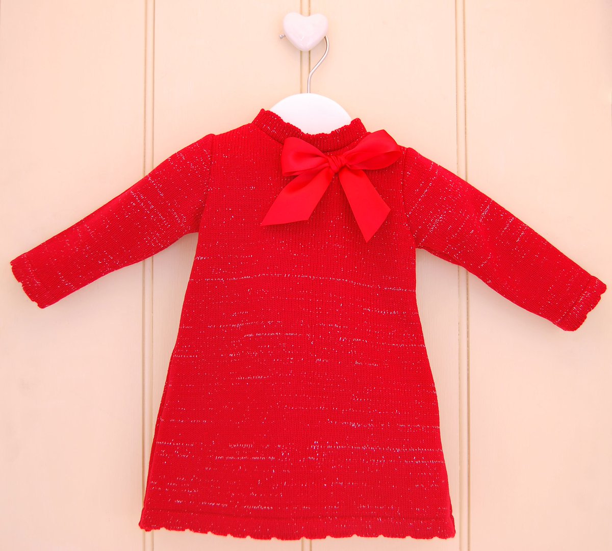 PEXwholesale's tweet photo. Our gorgeously sparkly Glisten dresses are now available in 4 different colour options along with co-ordinating bolero style cardigans to match #babys1stchristmas #babyknits #traditionalbabyfashion #christmas2019 #wholesalekids https://t.co/sMoDZnRTfk