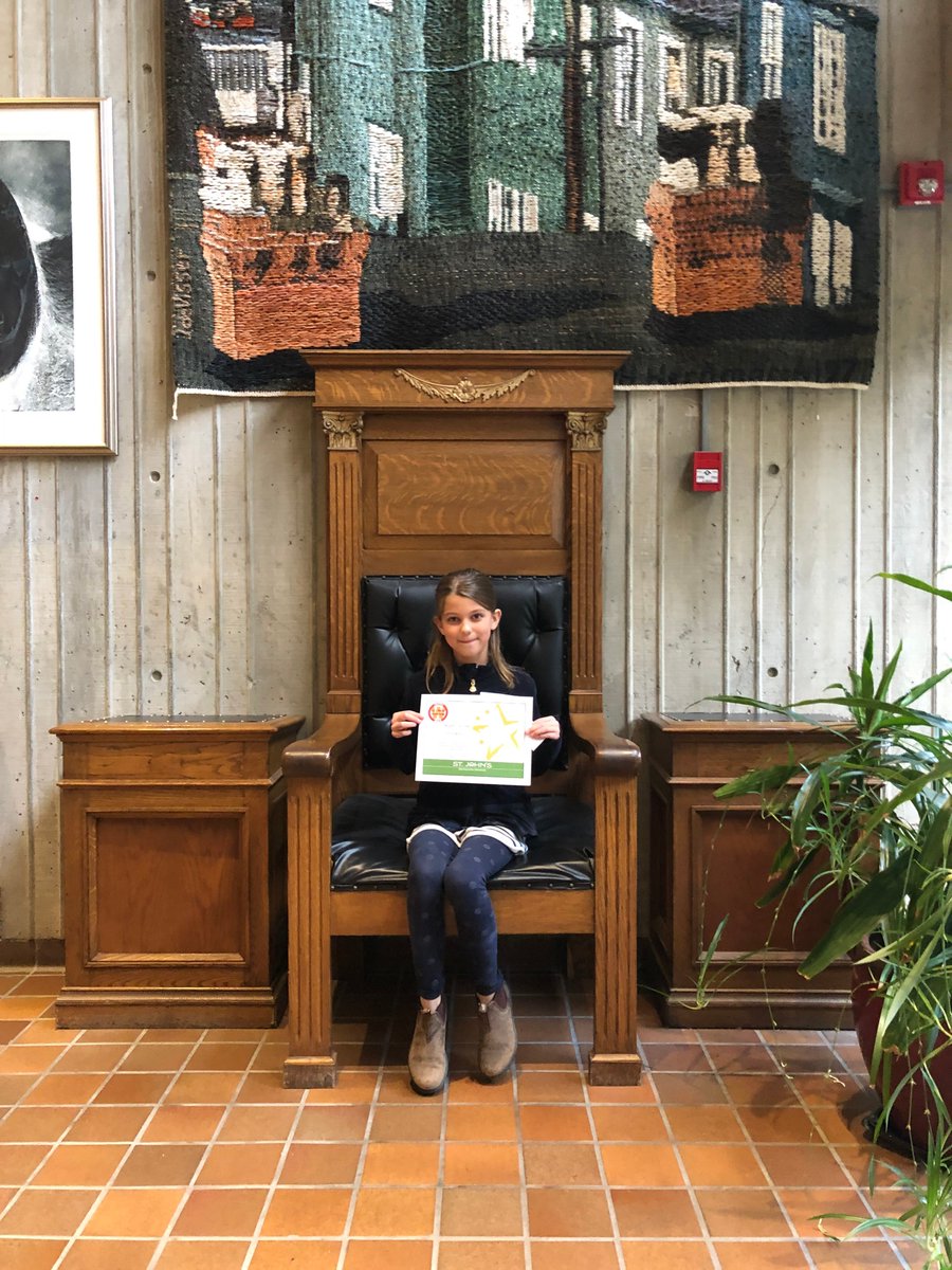 We were so lucky to have Stella represent the school at the IWalk / IWheel celebration with @CityofStJohns and <a href="/DannyBreenNL/">Mayor Danny Breen 🇨🇦</a>. We love getting the opportunity to take part in this celebration each year since so many of our students walk and ride to school every day! #walktoschool