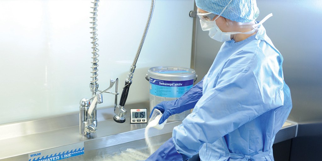 ECLHealthcare's tweet photo. Sekusept™ Aktiv is a peracetic acid-based disinfectant with an excellent cleaning performance. It's used for the manual cleaning and disinfection of medical devices.
Find out more ➡️ https://t.co/K7sES6Mvoi
#InstrumentReprocessing #Disinfection #WFHSS2019 https://t.co/owegatq09B