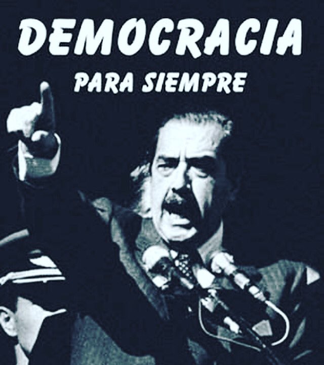 juancjuarez11's tweet photo. #Luján #RA 30 de Octubre 36 AÑOS DE LA RECUPERACIÓN DE LA DEMOCRACIA 🗳 SÓLO E DIÁLOGO Y EL RESPETO POR EL QUE PIENSA CONSOLIDA LA #DEMOCRACIA Y LA ALTERNANCIA.  
Más que una salida electoral, es una entrada a la vida,...
#Alfonsin 
#DemocraciaParaSiempre @somos.lujan https://t.co/1jqIXe3g8g