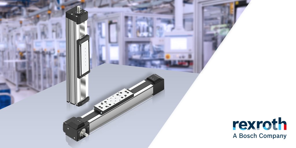RexrothDACH's tweet photo. Update für unsere Linearachsen: Die #Linearmodule mit Kugelgewinde- oder Zahnriemenantrieb von #BoschRexroth sind nun auch in Größe 140
erhältlich. Die bauraumoptimierten Achsen eignen sich für eine
Vielzahl von Handlingsaufgaben. https://t.co/4GrrgpImJS https://t.co/twOAvxqs2T
