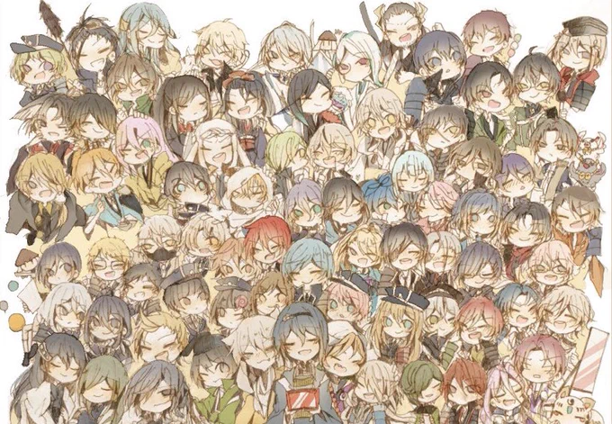 #繋がらなくていいから俺の描く刀剣男士達を見てくれ 