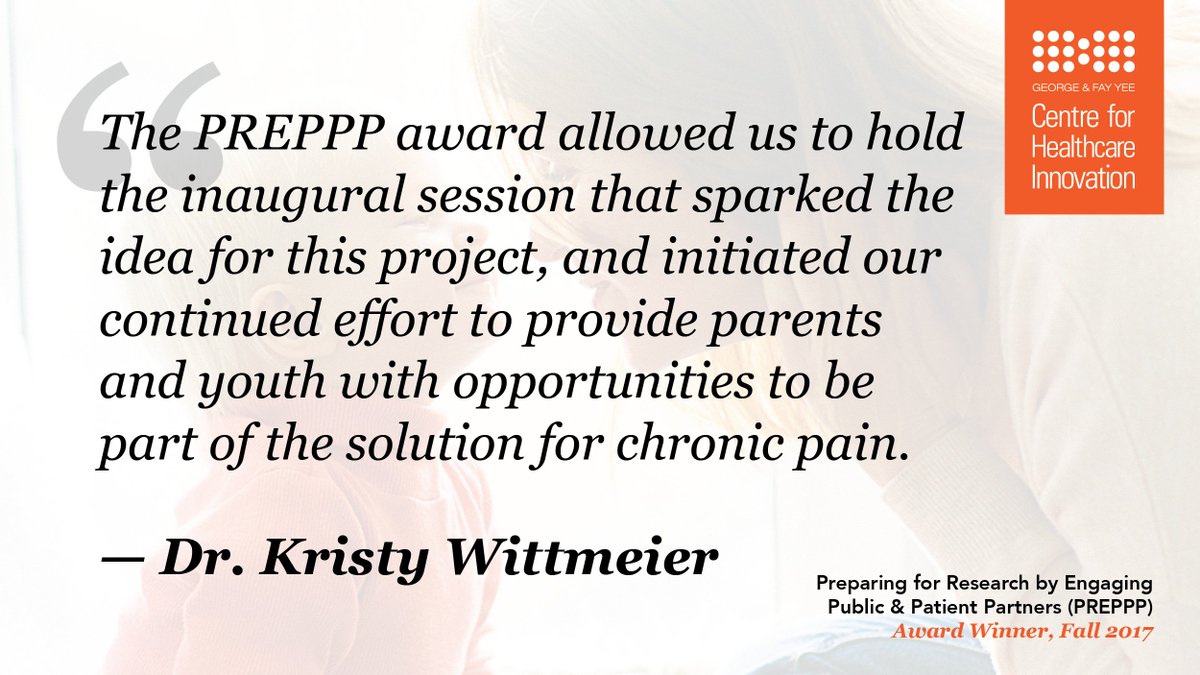 KnowledgeNudge's tweet image. Just over a week left to apply for the Fall 2019 PREPPP Award (due Nov 8) - your chance to win $4,000 to engage patients, families, caregivers, and members of the public in planning your health research project! chimb.ca/events/PREPPP-… #patientengagement  #manitoba #funding