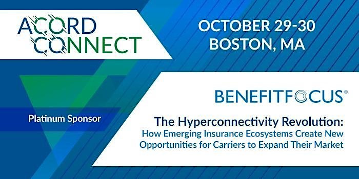 dvjoseph's tweet photo. Attending @ACORD_Standards #ACORDConnect? Don’t miss @Benefitfocus session this Wed. You’ll learn how new technology solutions are enabling P&C organizations to transcend traditional distribution models through #hyperconnectivity.
https://t.co/5sO6GbJnBU #insurtech https://t.co/AKHp1T2XVi