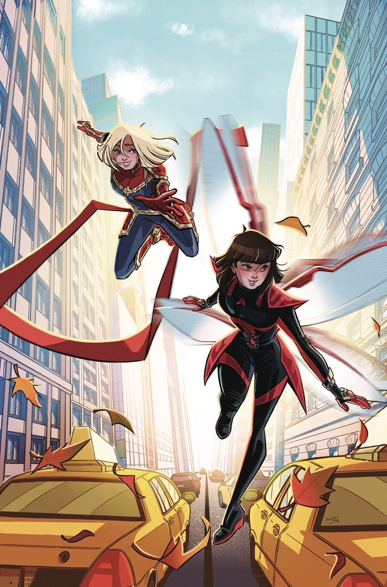 MARVEL ACTION: CAPTAIN MARVEL keeps going! Published by <a href="/IDWPublishing/">IDW Publishing</a> and written by the amazing <a href="/SamMaggs/">Sam Maggs</a>. Captain Marvel and the Unstoppable Wasp are going on a new adventure, and Carol might find herself a lil’ downsized... out in January! previewsworld.com/Catalog/NOV190…
