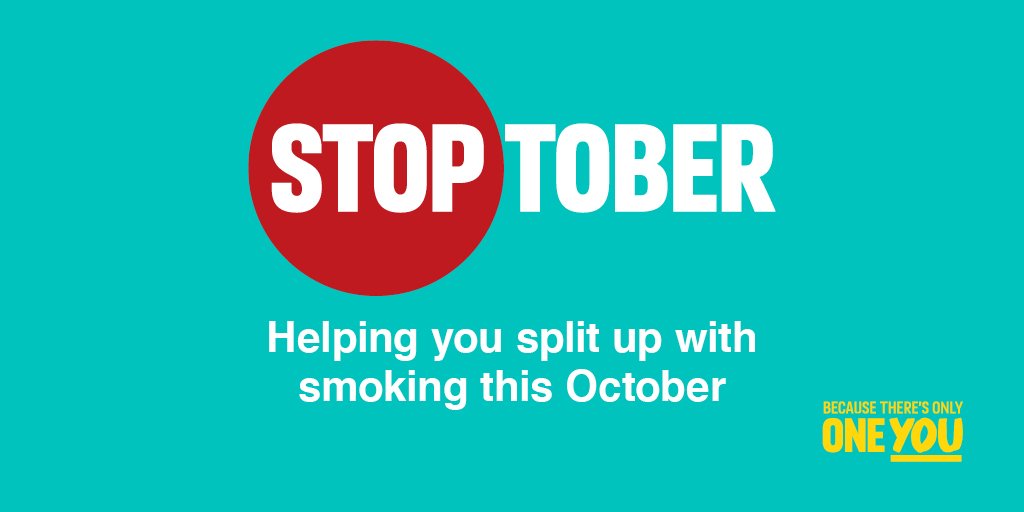 HealthyPboro's tweet photo. Did you give Stoptober a go and want to continue your quit journey but need a little help?
Are you ready to be smoke free?
If you want to #giveupforgood give us a call on 0800 376 56 55.
We offer FREE tailored support and treatment. So why not let us help you #giveupforgood https://t.co/6pRQKZCLlB