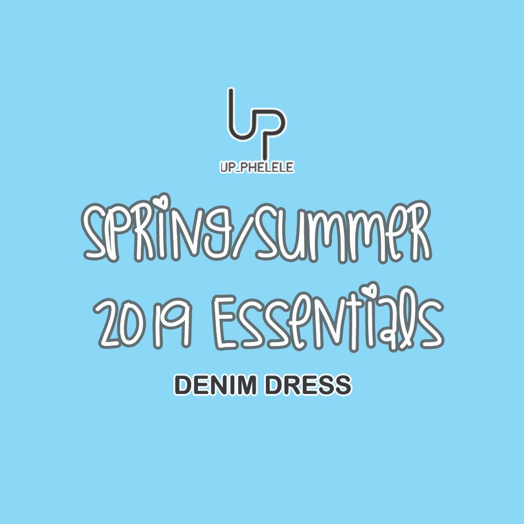 Up_phelele's tweet photo. Can you imagine a #Summer without a #DenimDress? Don’t do that to yourself 🙅🏾♀️ #OrderYours 📞 076 989 1958 📩 info@upphelele.co.za
#UP_PHELELE #Up_pheleleSS2019Essentials #UP_SS2019Essentials #SS2019 #SS2019Trends #SS2019collection #SS2019Fashion #Spring2019 #Summer2019 https://t.co/fydUvoevSe