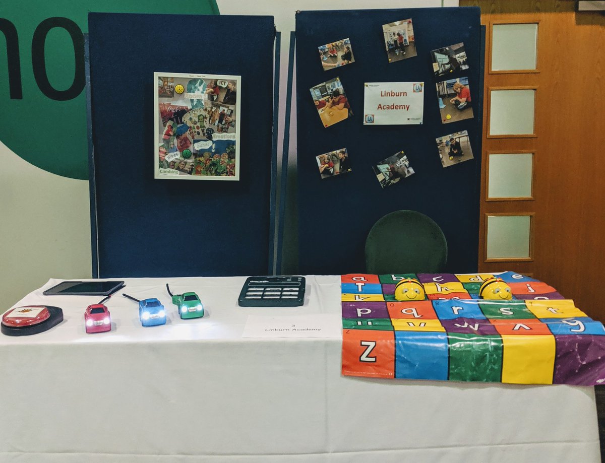 LinburnAcademy's tweet photo. Linburn academy are showing off the technology we use to support all our learner's needs at the #CLfA19 https://t.co/JzosZVgW8V