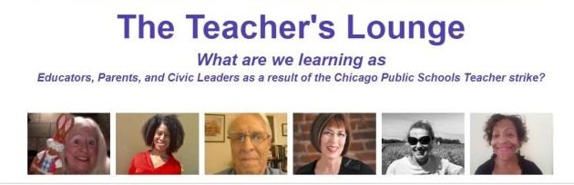 The Teacher's Lounge
What are we learning as
Educators, Parents, and Civic Leaders as a result of the Chicago Public Schools Teacher strike?

<a href="/dederittman/">Dede Rittman</a> <a href="/staciemcclam/">Stacie McClam</a> @RitaWirtz  @Edufacey 

forestoftherain.net/what-are-we-le…