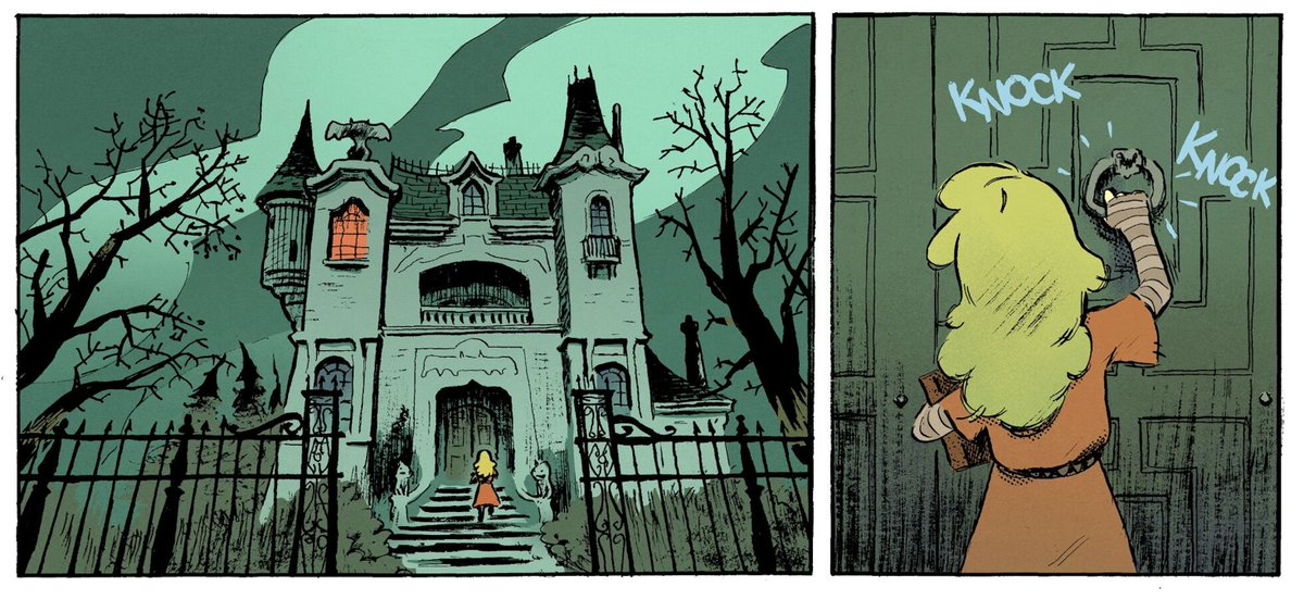 "Hématite", par les formidables @vmaderna & @fpiatti, une série à paraître @EditionsDargaud - une page (exceptionnellement muette) pour commencer !