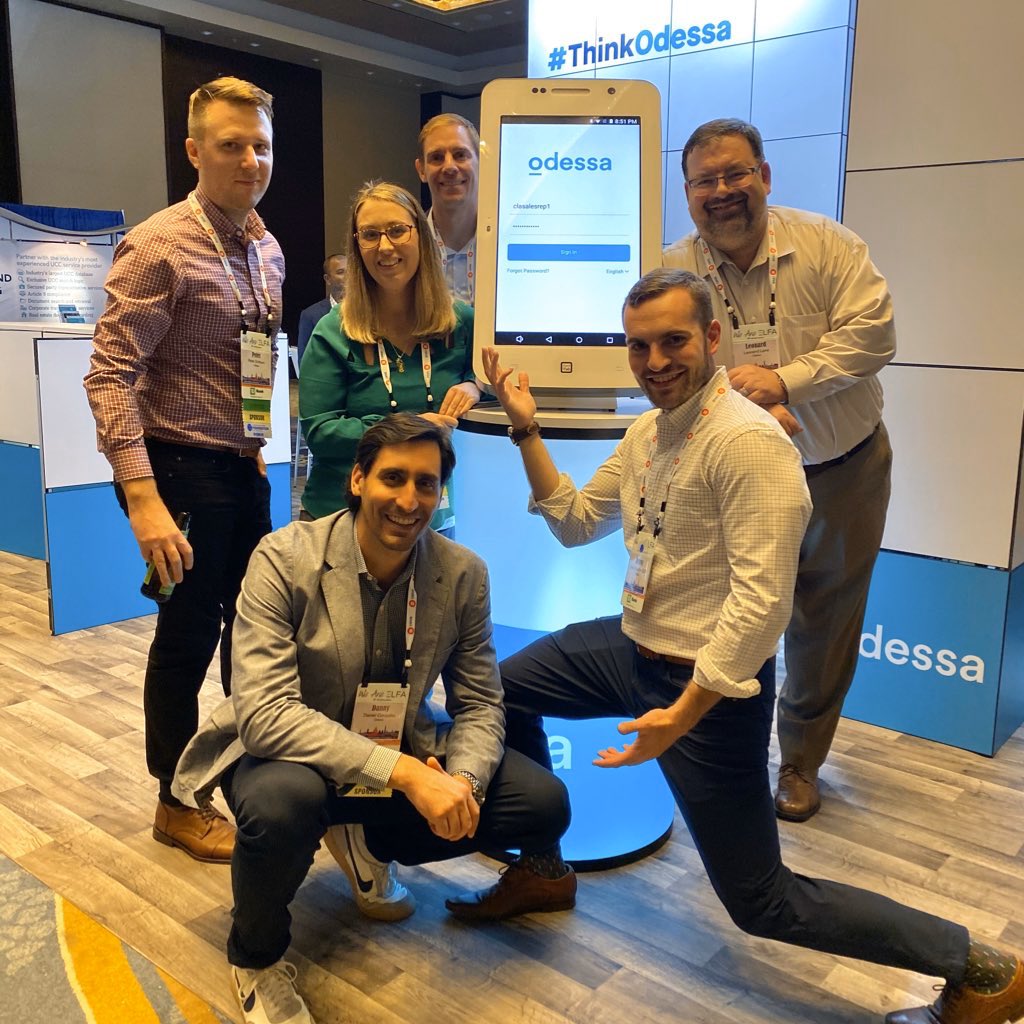 OdessaTech's tweet photo. Our team helped attendees #thinkplatform and #mobility at #ELFAConvention this week in #DC, thx @ELFAOnline for a great convention #assetfinance #leasing #leadership https://t.co/7uIk9wojWM