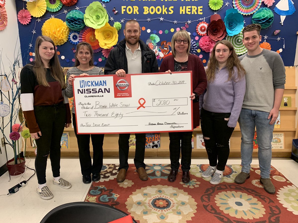 Another great Test Drive for the School event is in the books! Very happy to present this cheque to <a href="/bishopwhiteNL/">Bishop White School</a> as a direct result of the turnout from their community and the support from the staff and students. Let’s always have a focus on our children’s education!