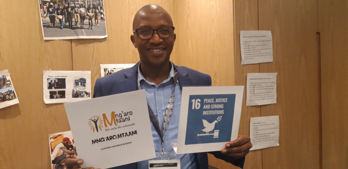 IJustus4's tweet photo. Wonderful opportunity to meet the founder of @mngaromtaani #clothingforpeaceKenya Mr Samuel #IVCO2019  Rwanda https://t.co/cSnIVNy9oz