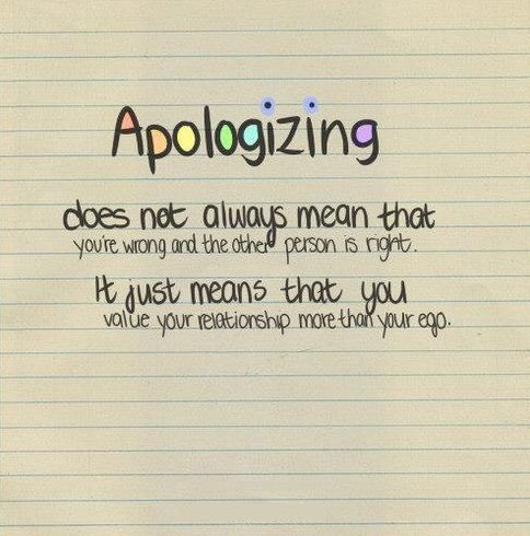 If the best we can do is say sorry, that’s still enough. Sometimes students just want to know it isn’t their fault.