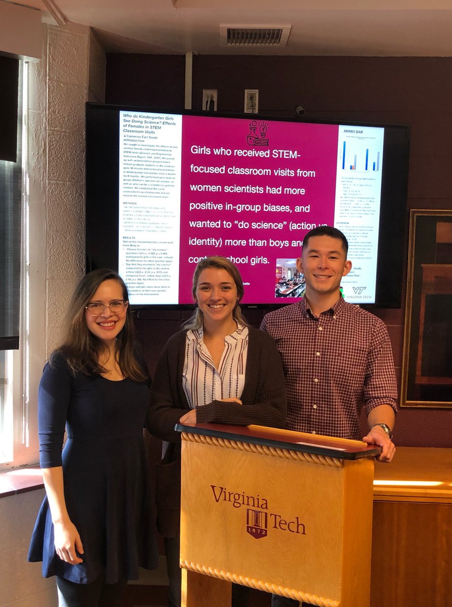 Dr. Diaz (Co-Director of the iLEAP Lab) and her team attended the Cognitive Development Society's Biennial Meeting this October in Louisville, KY! 

To find out more check out: support.psyc.vt.edu/news/cognitive…

<a href="/vdiaz_psy/">Vanessa Diaz, Ph.D.</a> 
<a href="/iLEAP_Lab_VT/">iLanguage Environment Attention Parenting Lab</a>
<a href="/cogdevsoc/">Cog Dev Society</a>