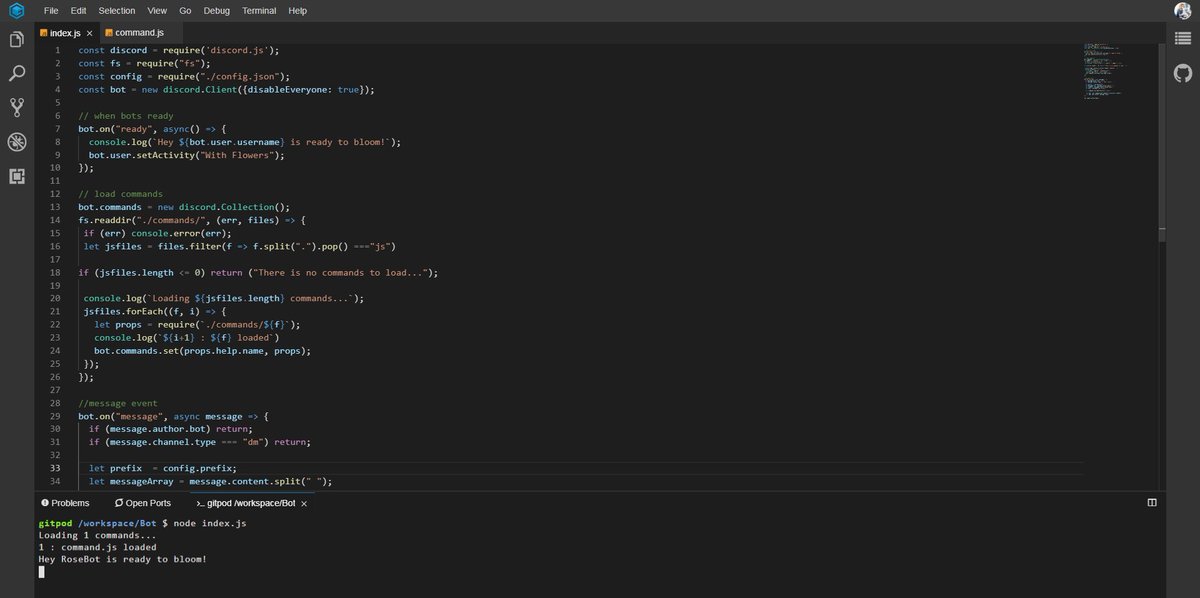 LilyKhan786's tweet image. Omg R3 Day100 #100DaysOfCode 🥳

I did and learned so much in round 3, can't wait to start another round who is with me?😍
I'm working on Discord bot with #javascript on @gitpod
&amp;amp; learning Go on @Codecademy I'm so happy 🤗

#GirlsCanCode #WomenInTech #gamedev #programming #Webdev