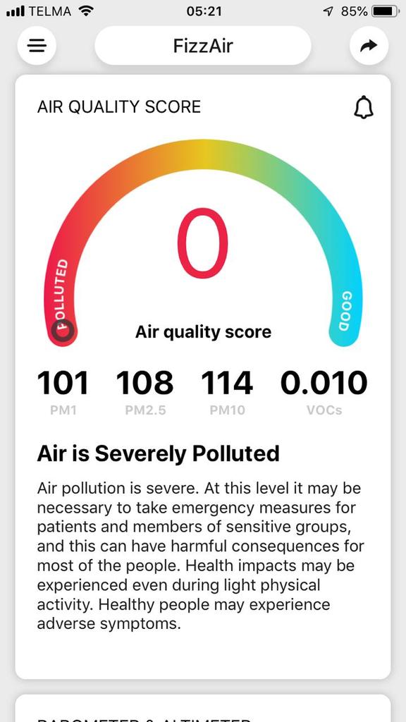 Mahaliana_labs's tweet photo. @tendry_ny @JPPalasi We measured air quality in a residential area (away from cars) at 5:21 am and it is already severely polluted! Hoping to see concrete solutions from @SE_Rajoelina and @PresidenceMada on this matter that affects the #health of many #Malagasy #worldenvironmentday2019 #Madagascar https://t.co/WHJ3E9ivck