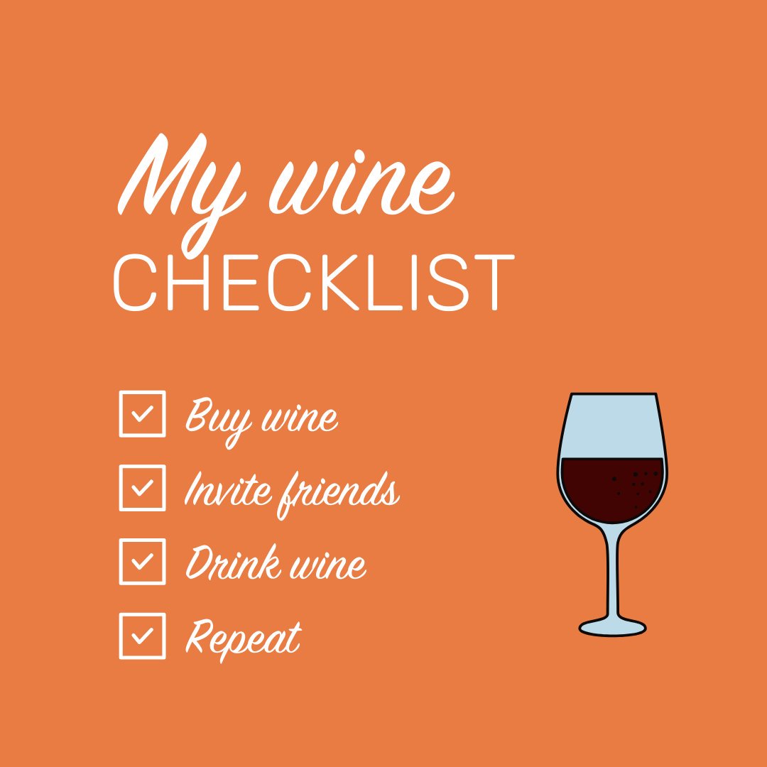 sippwine's tweet image. Who loves a checklist? 🙋‍♀️ Well, you're in luck as its international #ChecklistDay ! This is our kind of checklist ☝️. Agree? 🍷