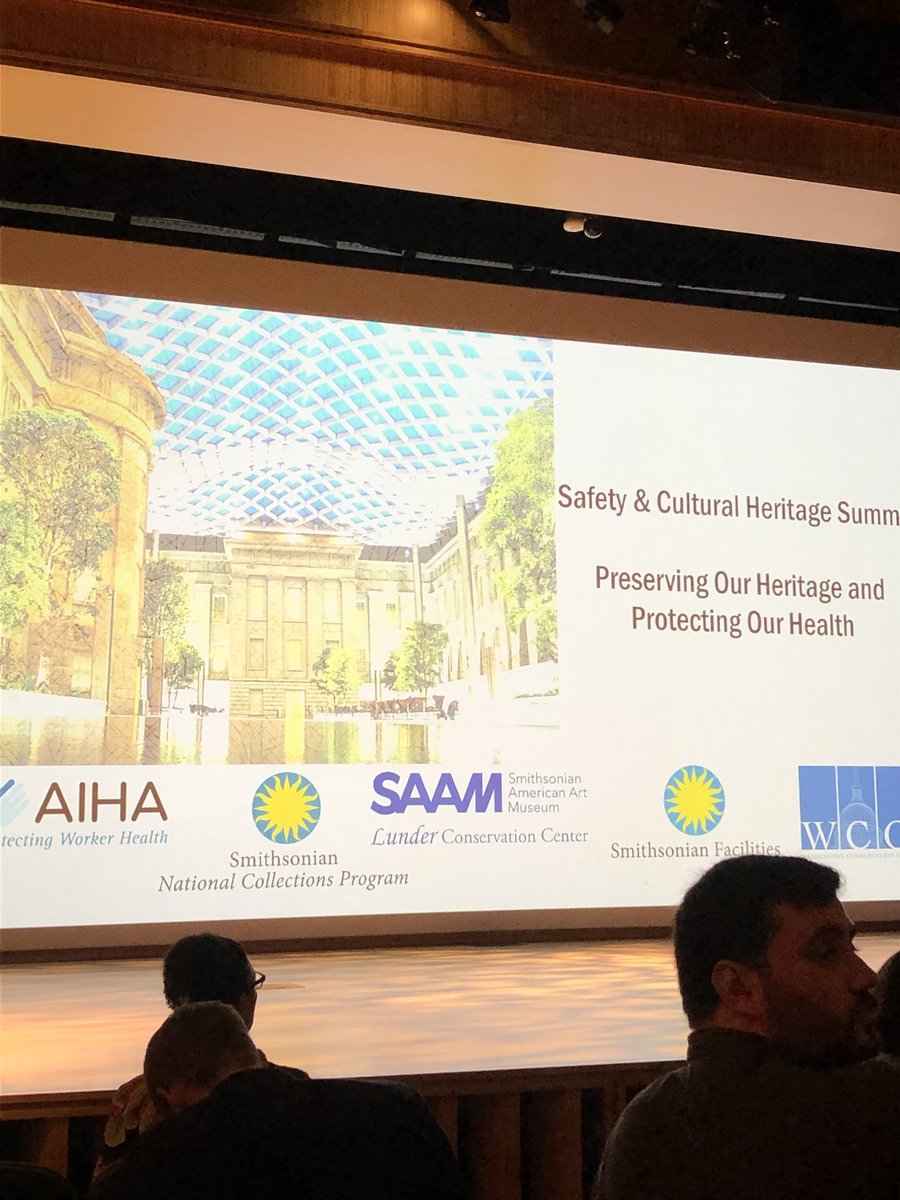 safetywise's tweet image. 4th annual Safety and Cultural Heritage Summit!! So ready to learn. ⁦@AIHA⁩ ⁦@smithsonian⁩ #researchsmart