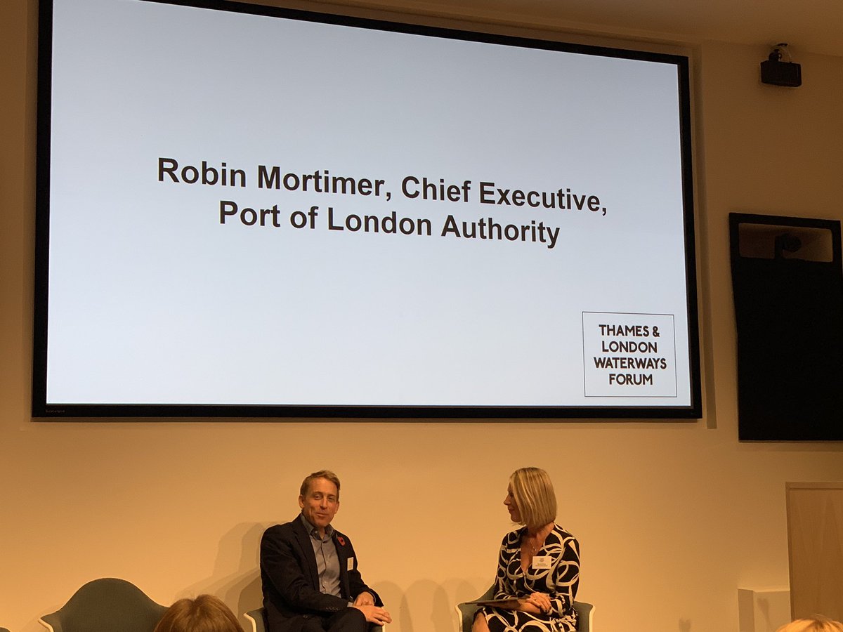 CEO Robin Mortimer @LondonPortAuth gives great interview  @RachelHMedia updates on #thamesvision 3 years with focus on #safety #people #environment @TidewayLondon #cleanerriver #airquality #hybrid increasing passenger numbers #piers  #cultural @IlluminatedRiv @TotallyThames #TSA