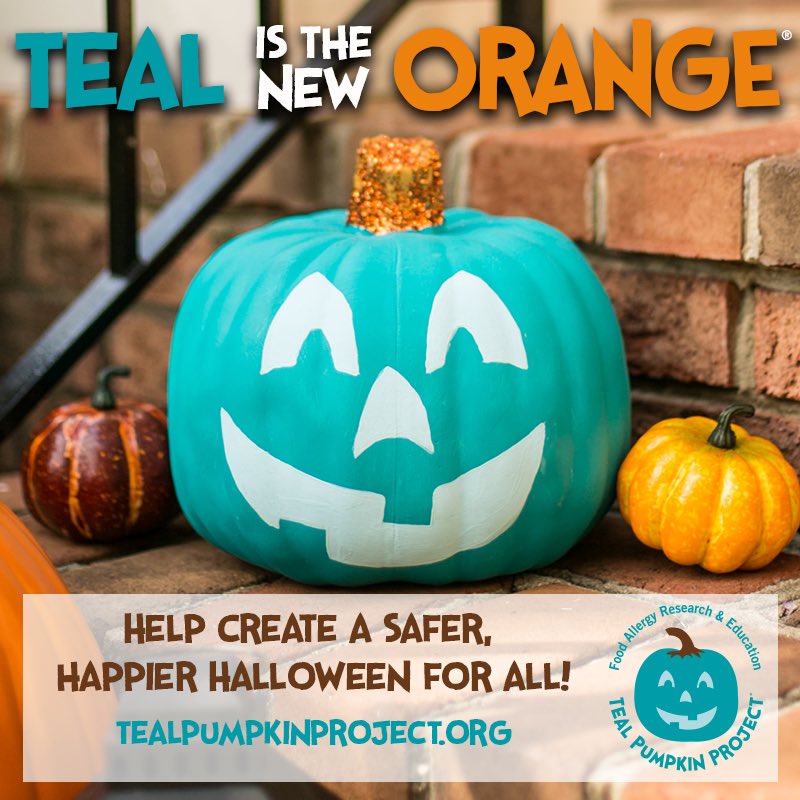 Check out <a href="/FoodAllergy/">FARE | Food Allergy Research & Education</a> for more info and resources on how we can make #Halloween   safer and more inclusive for kids with #foodallergies and other needs. #HappyHalloween   #TealPumpkinProject