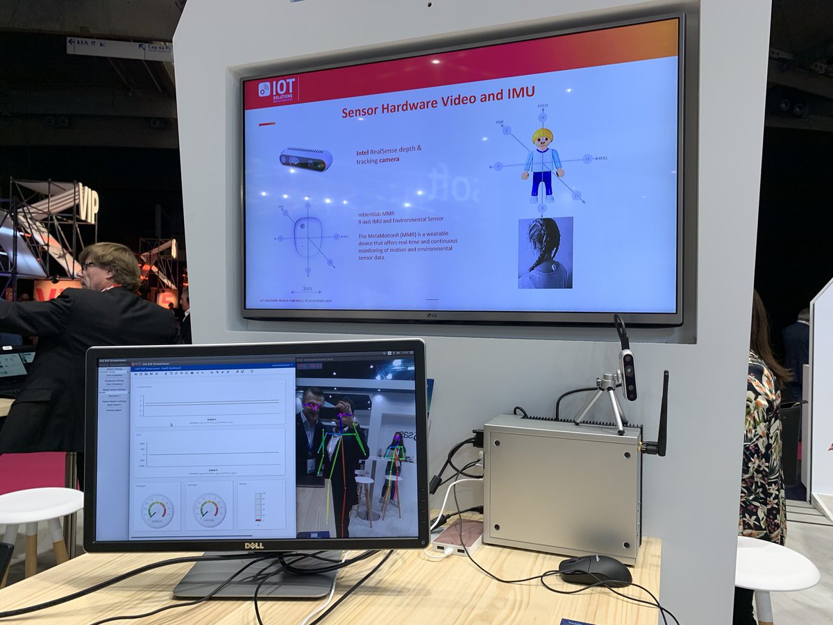 blarratta's tweet photo. Wouldn’t it be great to make sure everyone entering the office is ready to have a great day? Connected healthcare at #sas stand on the #IOTSWC19 can show you how. https://t.co/REGGxXWC67