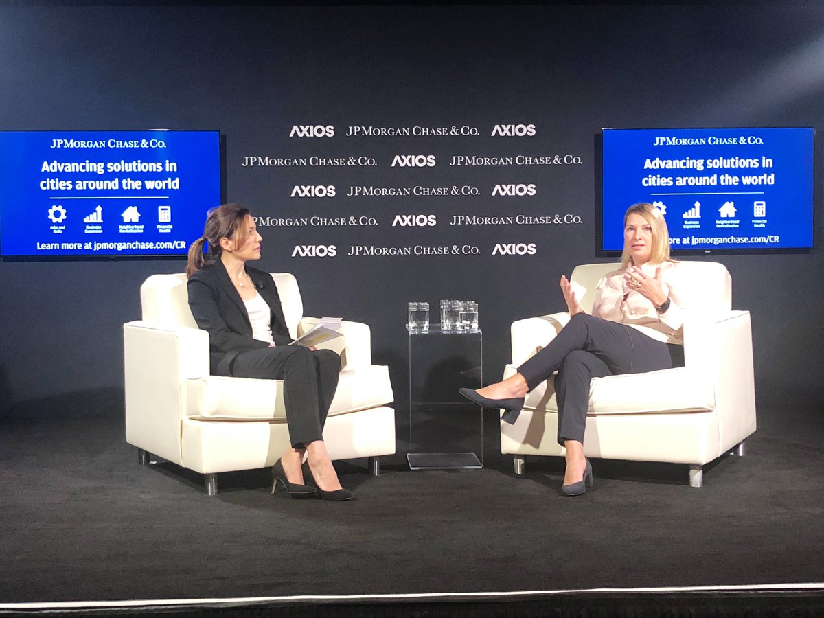 Proud of @jpmorgan @Chase’s JPMC Policy Center lead, @hhigginbottom, laying out our all-in approach to #SecondChance. Let’s restore Pell Grant access to those in prison, #BanTheBox, initiate auto expungement & smartly ease regs to allow more hiring of those w/records. #axios360