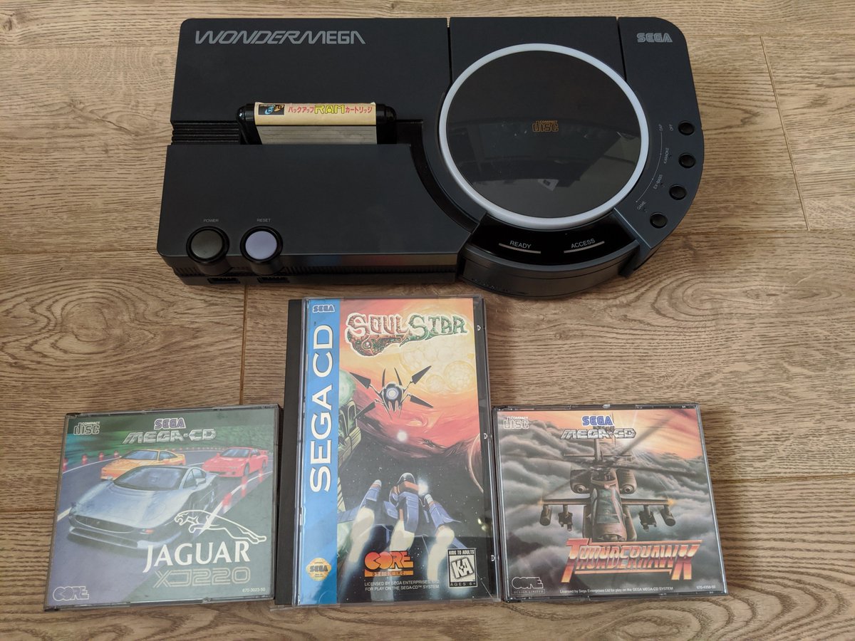 sonicgdavies's tweet photo. To be this Good, takes SEGA and also the Birthday girl @SarahJaneAvory ^^ #CoreDesgin #Thunderhawk #Soulstar #XJ220 #MegaCD #SegaCD #SEGA #retro #RETROGAMING https://t.co/PbSXWgKHLY
