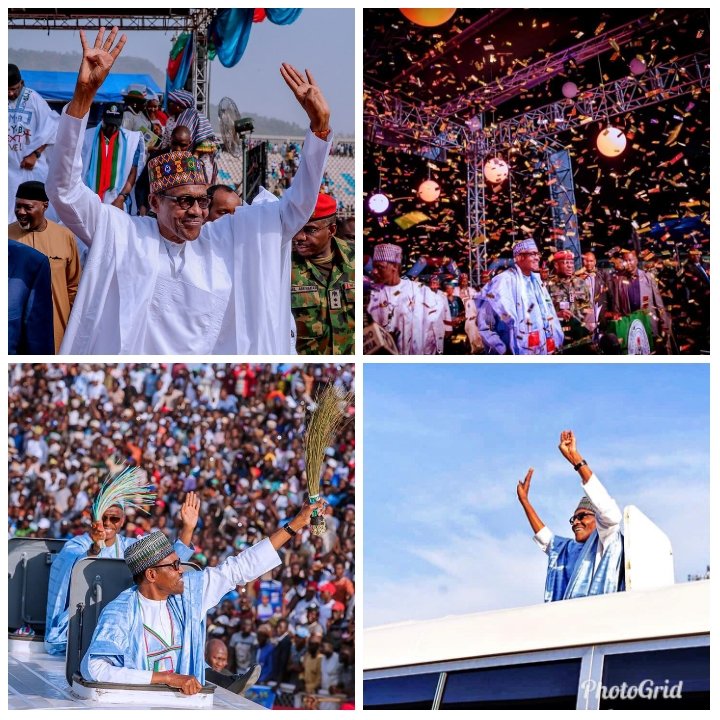 planetaby's tweet photo. Alhamdulillah....
Baba @MBuhari Says:
Thanks Very Much Nigerians
Congratulations to Nigerians...
God Bless Nigeria ๐ณ๐ฌ
#NextLevelAssured https://t.co/UeIrqvKeRF