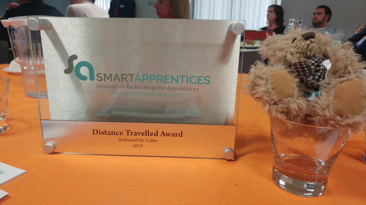 cnewto12's tweet photo. Great result for Calex today at #SAClientEvent19 winning an award for Distance Travelled. Thanks Smart Assessor from all the team. https://t.co/T7ARZLxKQA