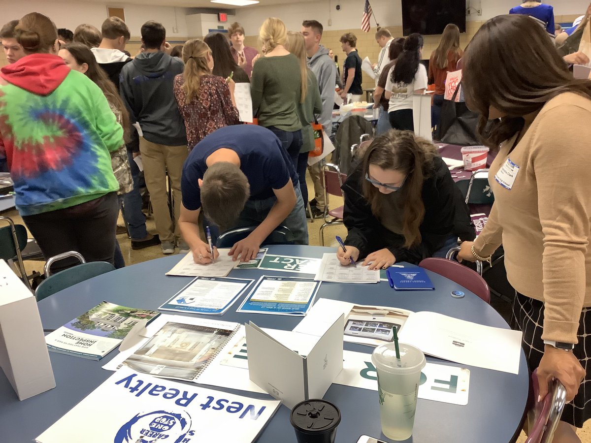 More action from the career fair at Madison County High School! #beyondadiploma #MCHS201920