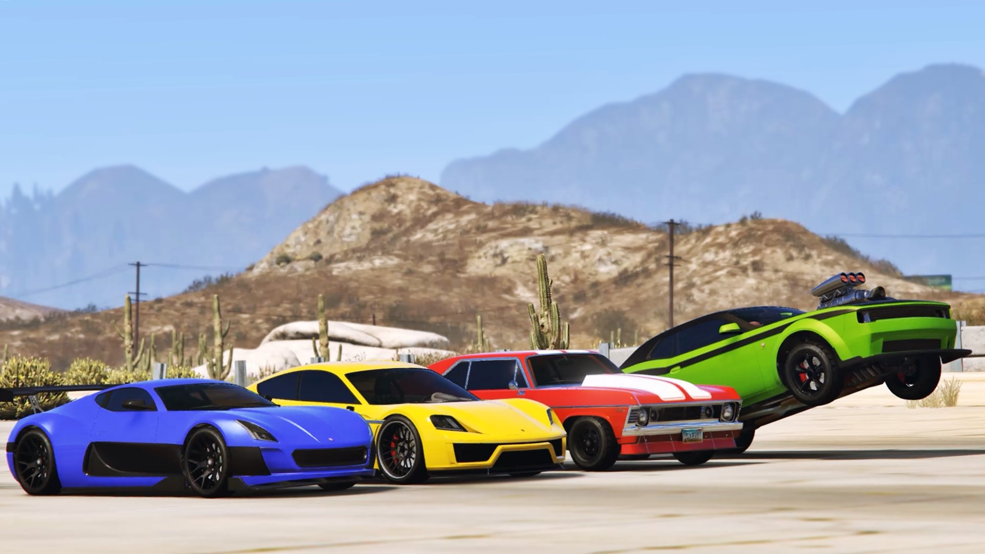 Gta 5 Muscle Cars Wheelie
