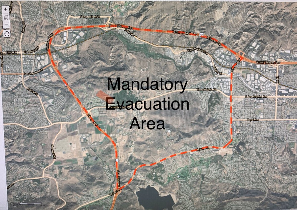 #EasyFire Evacution map.