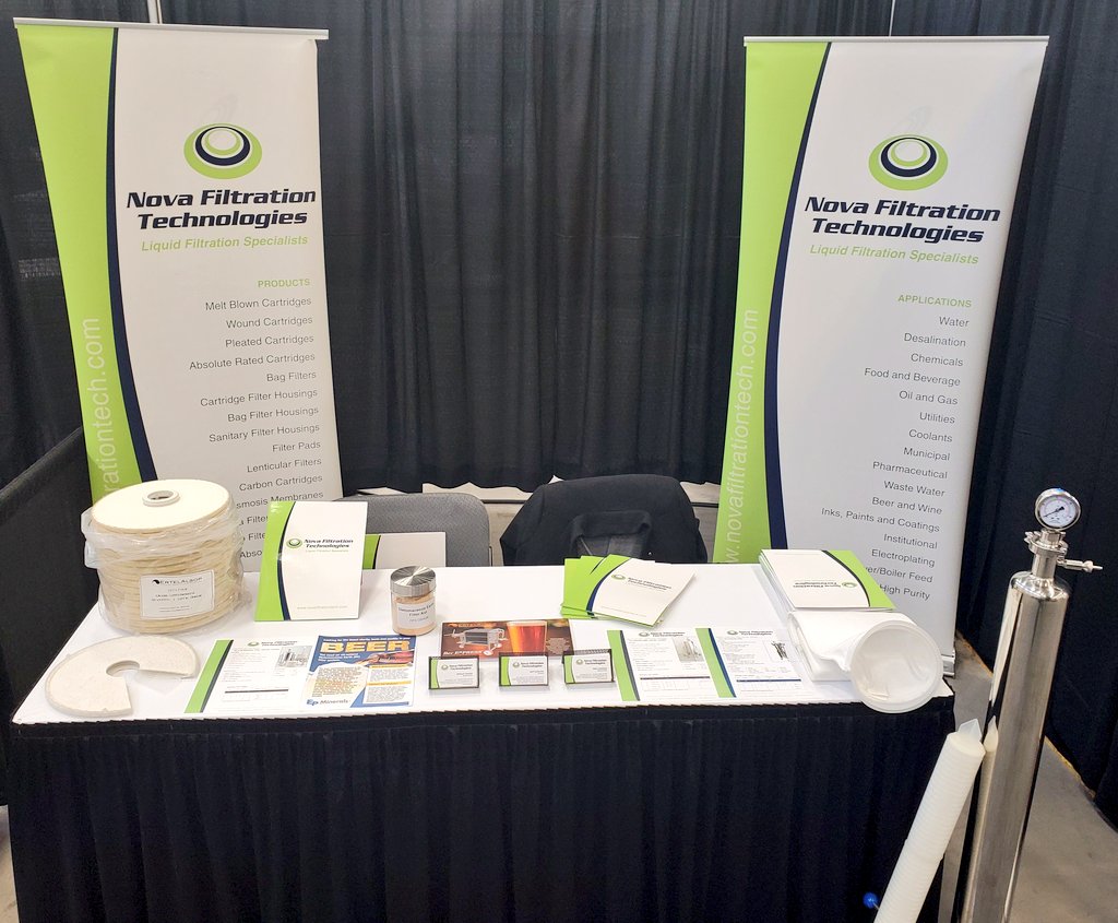 NovaFiltration's tweet photo. Day Two, We are ready for you! Come visit us #ocbc19 @OntCraftBrewers #beer https://t.co/opUzPblXrf