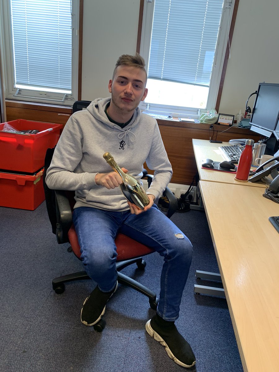 mush1020's tweet photo. And the winner is 💫💫 Tyler 🥂🍾#BusinessRates #IRRVWinners #Apprentice #OneTeam https://t.co/FDIEXkEOFC